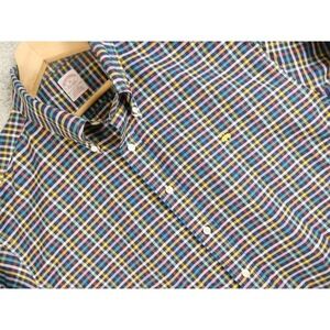 BROOKS BROTHERS Long Sleeve Button Shirt NON‎ IRON XLarge w/ LOGO